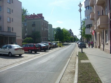 Kolejny przebudowany odcinek ul. Mickiewicza od skrzyżowania z ul. Konopnickiej