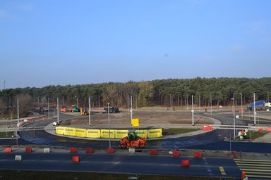 Niebezpieczne skrzyżowanie zamienia się w nowoczesne rondo