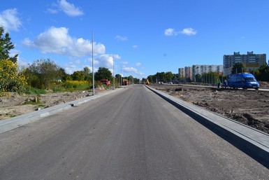 Dwie warstwy asfaltu na odcinku od ul. Grudziądzkiej do ul. Legionów