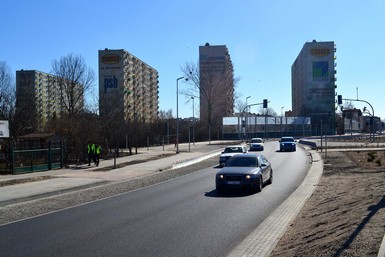 Zakończono przebudowę wschodniej jezdni ul. Grudziądzkiej