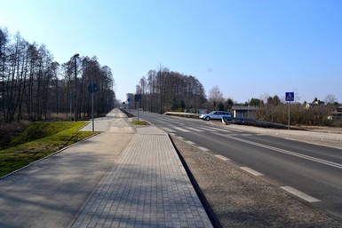 Infrastruktura towarzysząca – chodnik i ścieżka rowerowa