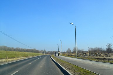 Widok ul. Nieszawskiej w kierunku placu Armii Krajowej